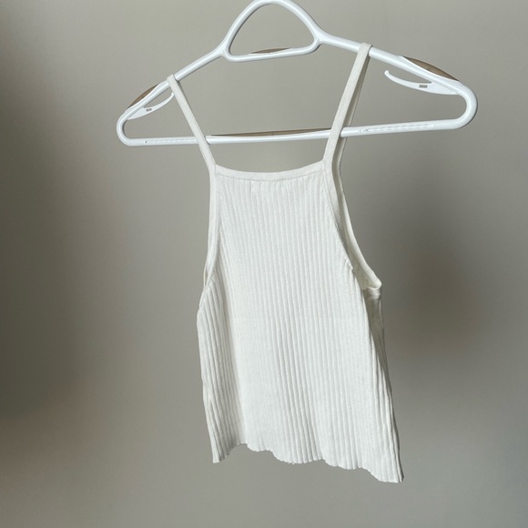 Nordstrom BP white ribbed tank top - Picture 2 of 7